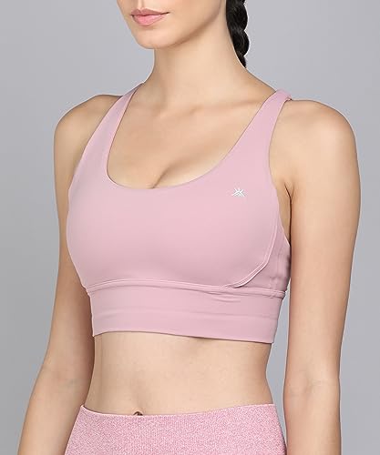 Image of Kobo Medium Impact Slip on Everyday Sports Bra for Women - Lightly-Padded | Yoga Top | Lined Cups with Removable Inserts (Imported)