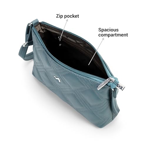 Image of Metro Women Casual PU Soft Body Zipper closure Quilted Sling Bag