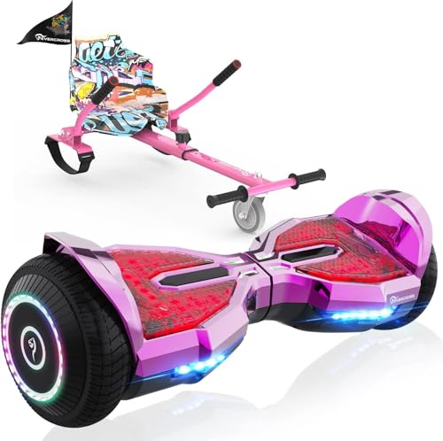 EVERCROSS 6,5 Zoll Hoverboards mit Sitz, App-fähige Bluetooth Hover Board, Hoverboards mit 3...
