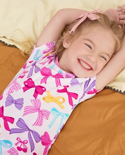 babee Reshinee Baby Pajamas Girls Summer Short Sleeve 18-24 Months Unicorn Mermaid Snug Fit 2pcs — view 6