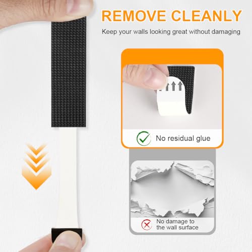 Image of Ainiv Picture Hanging Strips Heavy Duty, 32-Pairs(64 Strips) Large