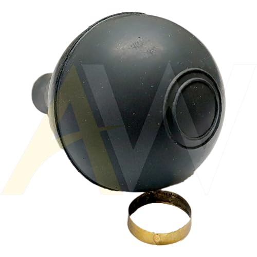 Image of New Rubber Bulb for Vintage Brass Horn Car Taxi Truck - With Brass Clamp