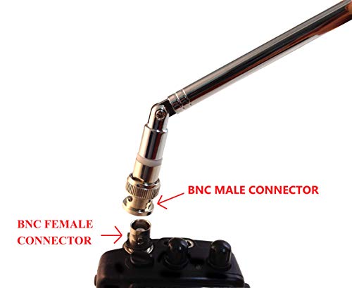 Anteenna Tw-777Bnc Bnc Male Handheld Antenna Scanner Antenna (20-1300Mhz) With Bnc Male Connector For Scanner Radio And Frequency Counters #TOP5