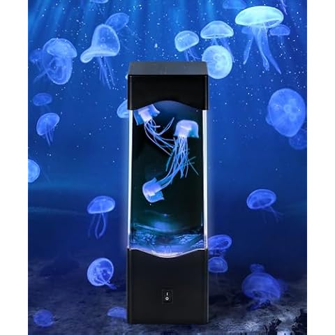 Faithorse Jellyfish Lamp Mesmerizing Lava Lamp, Multi-Color Jelly Fish Light Lamp, Christmas Gifts for Kids and Adults, Jellyfish Lava lamp for Room Home Office Cover
