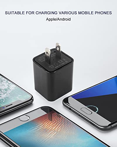 isekurity Spy Camera Hidden Camera,1080P Security USB Charger Hidden Cameras with Motion Detection Wall Charger Secret Cameras with Loop Recording for Home Surveillance Video Spy Cam No WiFi No Audio