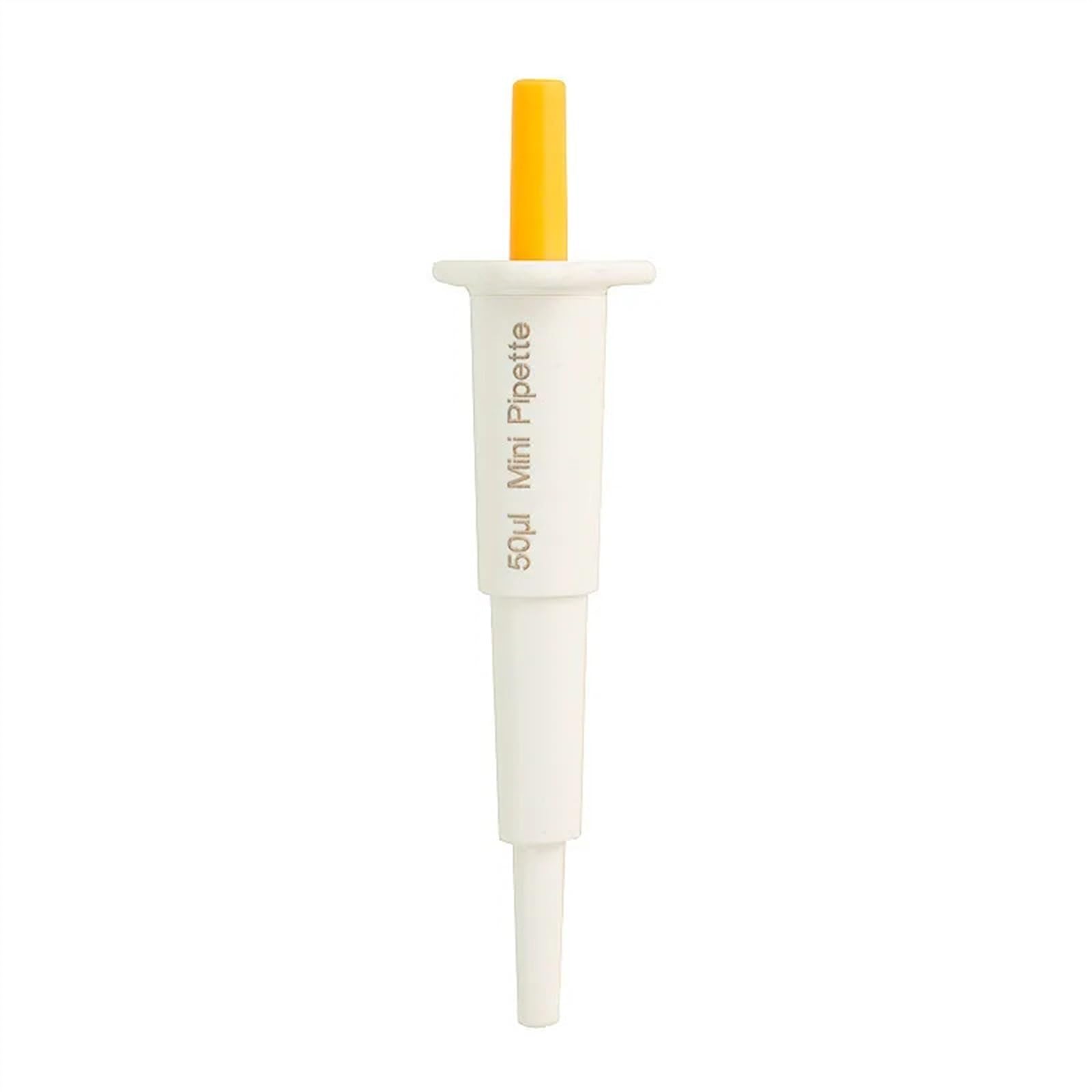 Equipo de Laboratorio Mini pipeta Manual de un Solo Canal, micropipeta de Volumen Fijo, Muestra dispensadora apuntadora, 10ul/25ul/30ul/50ul/75ul/100ul (Size : 50 ul)