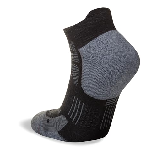 Hilly Supreme Socklet Medium Cushioning - M / Black/Grey - 4
