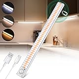 ESHUNQI Luz Armario 160 LED, Luces para Armario interiores con 3 modos de color, regulable, luz led armario con Sensor de movimiento, para Pasillo, Escalera, Sótano, Cocina, Gabinete y Baño