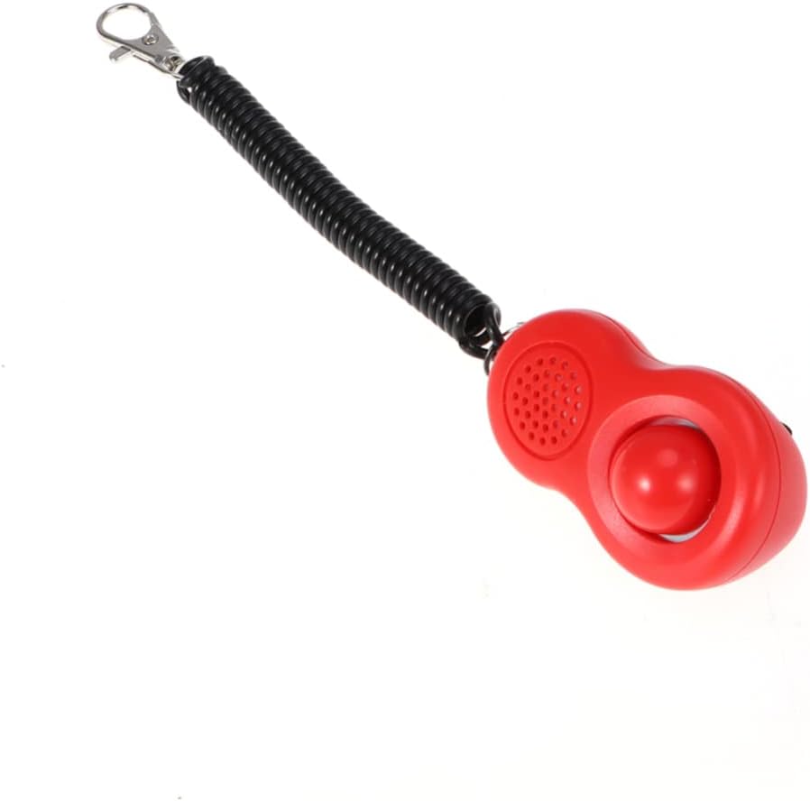Pet Training Sound Trainer 4 Piece Plastic Set with Wrist Strap | Loud Sound, Humane Design, Elastic Ring Included, Basic Obedience and Bad Behavior Correction