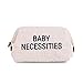 CHILDHOME, trousse da toilette per neonato/bambino, borsa da toeletta, idrorepellente, spaziosa, chiusura a cerniera, per baby Necessities, Teddy Ecru