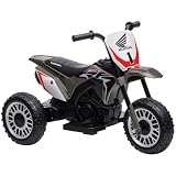 HOMCOM Moto Eléctrica con Licencia Honda CRF450RL 6V 3 km/h Gris