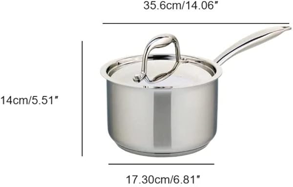 Meyer Accolade Stainless Steel 1.5L Saucepan with Cover, Made in Canada, Silver by Meyer - Image 3