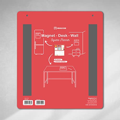 Planner Notepad with Magnetic Back Bands. 30x34 Cm, Cooking Theme, Don't miss any reminders at home and office - Image 2