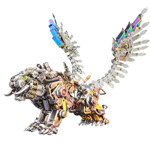 Metalkitor 3D Metal Giant Mantis Steampunk DIY Ornament 1200+pcs Model Kit