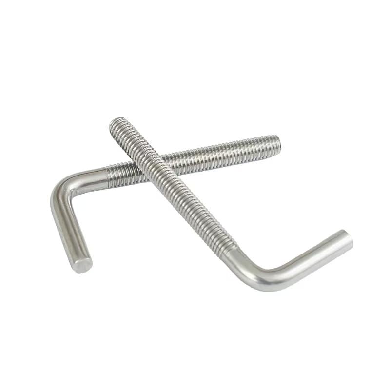 304 Stainless Steel L-Shaped 7-Shaped Screws M4 M5 M6 M8 M10 M12, Cross Recessed Drive Angle Bolts, Metric Fasteners for Furniture, Construction, Marine & Household Hardware (5,M12 x 200mm)