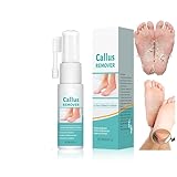 Professioneller Hornhautentferner, extra starkes Spray, Hornhaut Reduzierspray, Hornhaut Entferner Fuß Lösung, Fuß-Peeling-Spray, Fuß-Hornhautentfernungsspray für Fersenschwielen (1PC, 20ml)