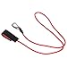 XHIKOWAT Elastic String Boating Kayak Paddle Safety Rod Leash Lightweight Portable for Paddling (Red),Rowing