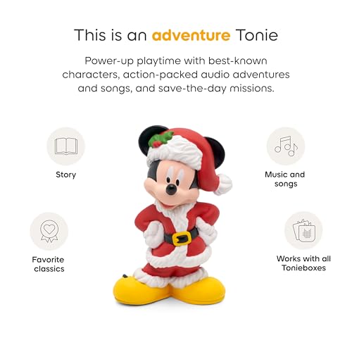 Tonies Holiday Mickey Mouse Audio Toy Figurine from Disney's Christmas Around The World by Tonies - Image 4