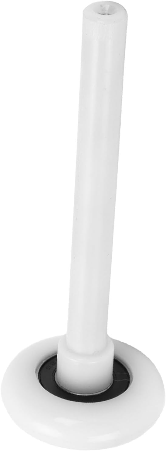 12-Pack 2 Inch White Nylon Garage Door Rollers with 6200-2RS Sealed Bearings, Quiet Dual Sealed Wheels for Most Garage Doors
