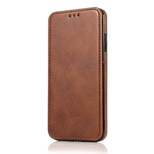 Étui iPhone 7 8 Plus ENILSA portefeuille magnétique en cuir avec porte-carte à rabat