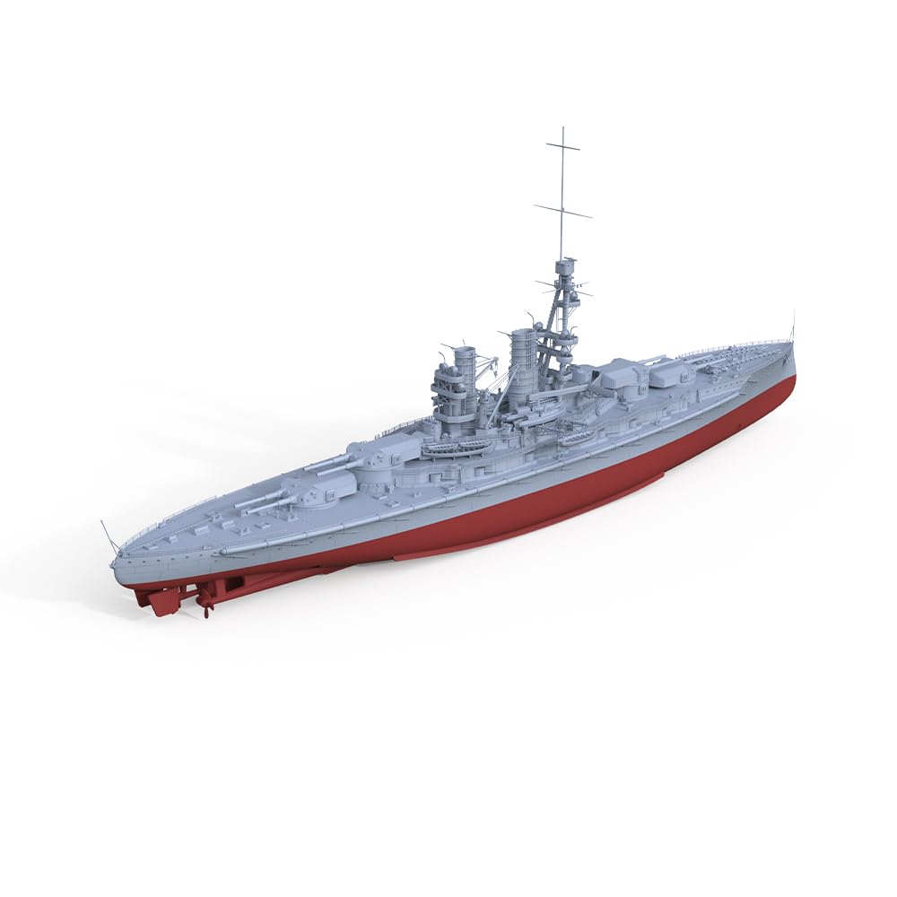 MRY-SFW SSC700588S 1/700 zestaw do budowy modelu wojskowego Niemiecki Bawarski okręt pancerny, pełny kadłub