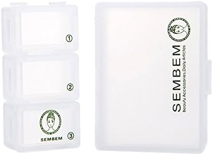 Small Capacity Cases Pill Box Set 3pcs Small Size Box and 1pc Middle Size