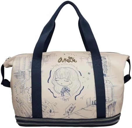 Anekke Bolsa de Viaje Studio Travel Bag Multicolor Beige