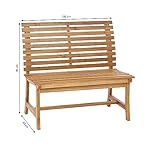 Dehner Gartenbank Paisley 2-Sitzer Akazienholz
