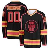Unique design: Our Hockey Jersey for men and women now come in various styles and designs to show off your signature personality. Stand out from the crowd with clothing items of your own. Personalized Hockey Jersey: Once you click the "Customize Now"...