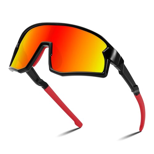 Karsaer Kids Sunglasses Polarized Cycling Glasses for Youth Baseball Sports Sunglasses for Boys Girls E1210