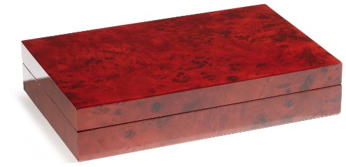 Diplomat Burl Wood 12 Pocket Watch Storage Chest with Cream Interior