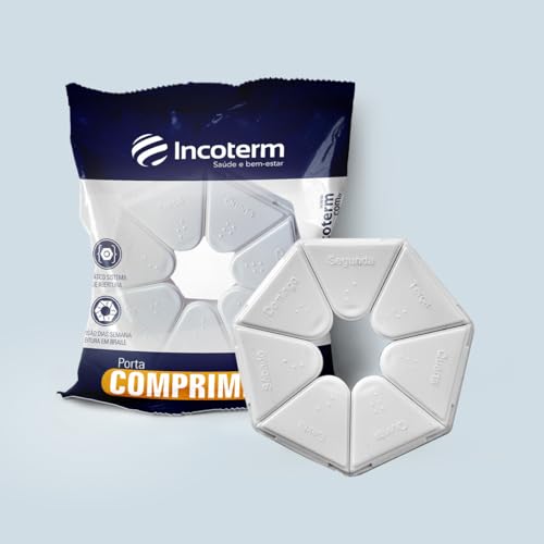 Porta Comprimidos Básico Branco Incoterm