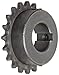 Martin Roller Chain Sprocket, Hardened Teeth, Bored-to-Size, Type B Hub, Single Strand, 35 Chain Size, 0.375" Pitch, 20 Teeth, 1" Bore Dia., 2.593" OD, 1.9375" Hub Dia., 0.168" Width