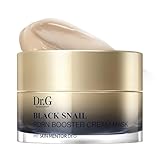 Dr. G Black Snail PDRN Booster Cream Mask - Enhanced Black Snail Mucin with PDRN for Firming, Moisturizing, Smooth Skin Texture - Korean Skin Care - Overnight & Wash-Off Face Mask - 1.69 fl oz