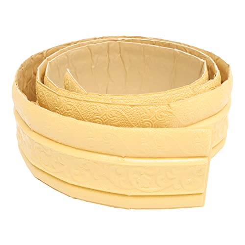 BETOOKY Moldura decorativa com borda de autoespuma adesiva para rodapé Cmxcm decoração e canto domés