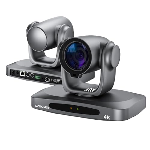 4K PTZ Camera with 30X Zoom and Auto Tracking