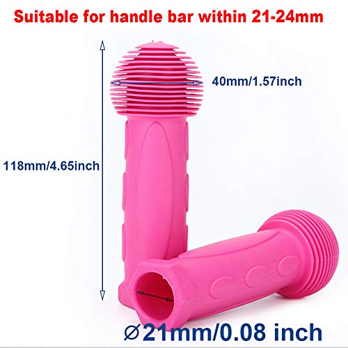 Otfaitp Scooter Grip Handlebar 1 Pair Bicycle Grip Fit For 2-3-4 Wheels Kid Kick Scooters,Children Bike,Drifting Scooter,Swing Scooter #TOP2