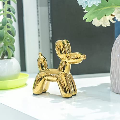 Notakia BALLOON DOG STATUE Crafts Living Room Desktop Decorations,Handmade Modern Small Ceramic Animal Statue Ornament Home Decor Accents thumb #8