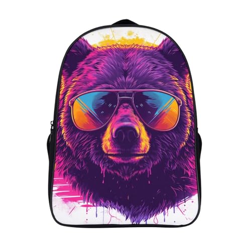 Sac à dos dessin animé ours pour les sorties scolaires des enfants
