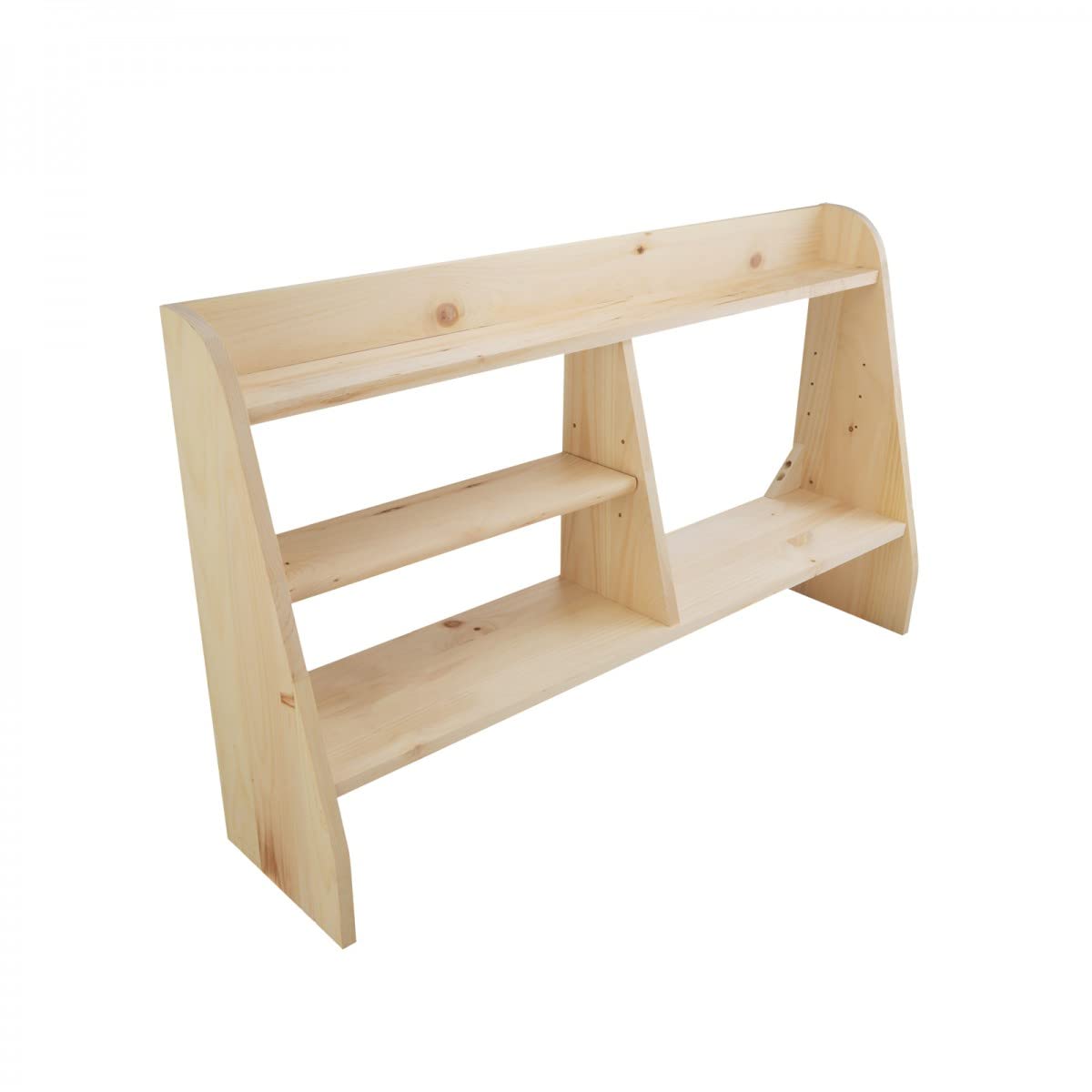 Renovators Supply Manufacturing Computer Shelves Unfinished Pine Wood Shelf Kit