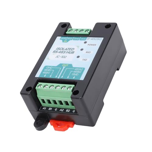 Odorkle 1 Master 2 Port RS-485 Hub Isolated Industrial Repeater for Automation Network Signal Conversion Interface