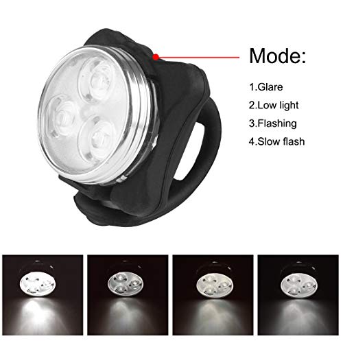 Larcele Impermeabile Luci USB Ricaricabili Bici