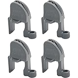 ISURE MARINE 4 Pcs Boat Fender Clips Boat Quick Adjust Pontoon Boat Square Rail Fender Cleats/Clips/Hanger for Bumpers