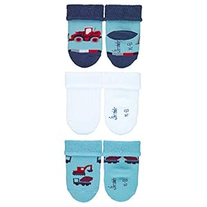 Sterntaler Baby-Söckchen 3er Baufahrzeuge baby-jongens Sokken