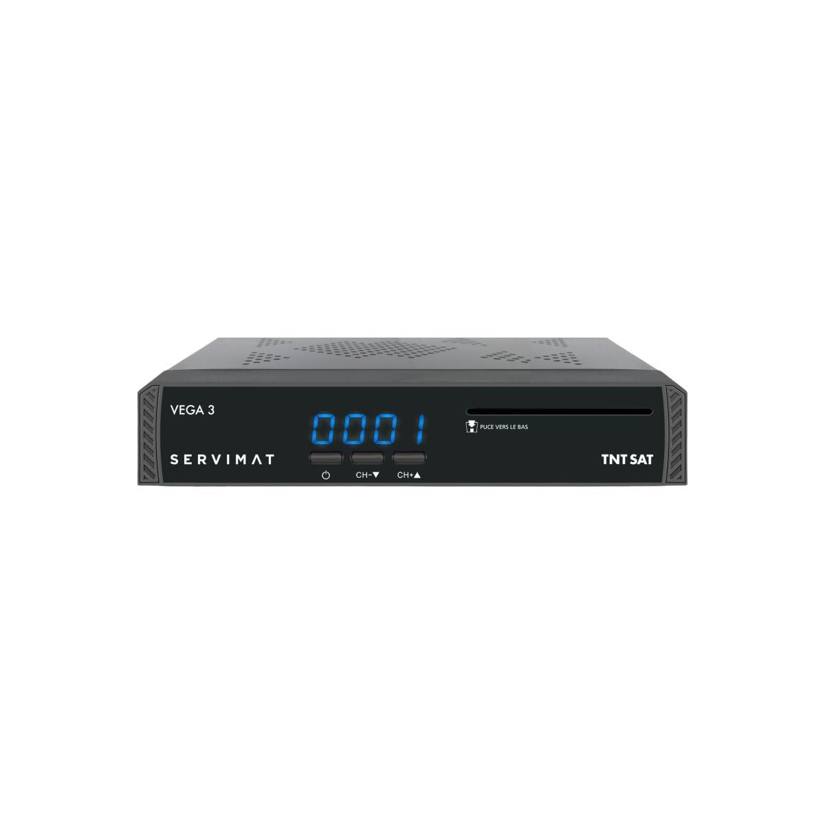 Pack SERVIMAT III Récepteur TV Satellite Full HD + Carte d'accès TNTSAT V6 Astra 19.2E + Câble HDMI