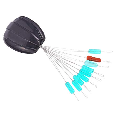 ABOOFAN 10pcs 7+ 2 feijões espaciais acessório de pesca bolas anti- emaranhadas para peixes espaciai