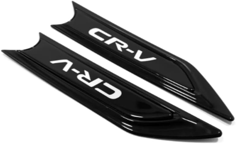 for Honda CRV 2017-2022 2Pcs ABS Chromed Air Vent Hood Intake Fender Trim Side Wing Fender Emblem Badge Decoration Cover Trim for Honda CRV 2017 2018 2019 2020 2021 2022