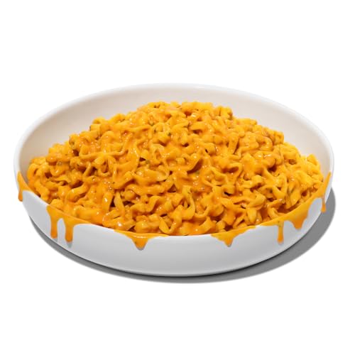 Image of Maruchan Ramen Sweet Cheese, Saucy Noods - Wide Noodles with Creamy Cheddar Sauce, Bold Korean-Inspired Flavor, Made in USA - 3.23 Oz. (20 Pack)