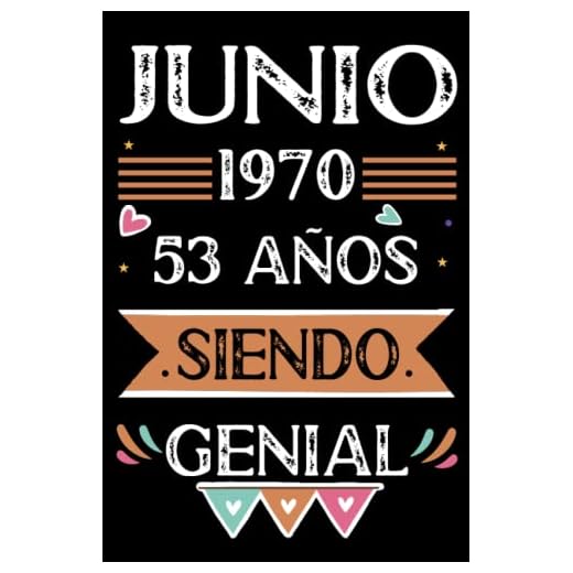 CUADERNO, Junio 1970, 53 Años Siendo Genial: Libro de visitas, cuaderno, 110 páginas de felicitaciones, idea de regalo, regalo Para la esposa, novia, mujer, La madre