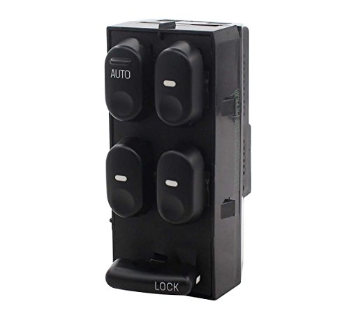 NewYall 10433029 Front Left Driver Side Master Power Window Lock Switch with Auto Function 19244641